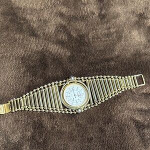 Gold Tone VISAGE Bracelet Watch